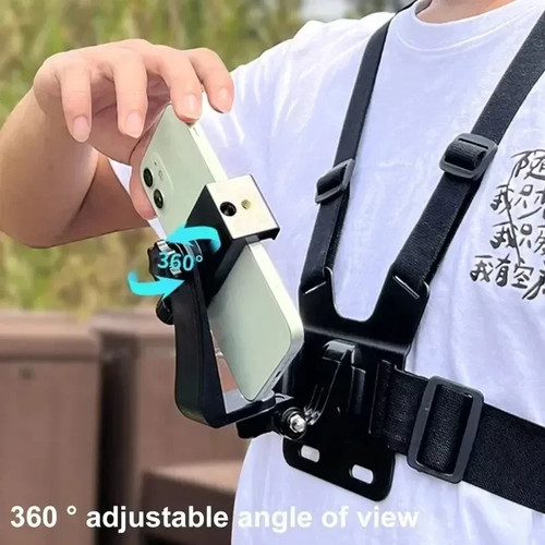 Chest strap phone mount - 5-in-1,