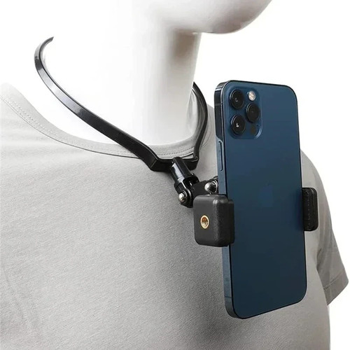 Wearable neck phone - neck, holder