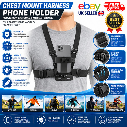 Chest mount harness strap - harness,