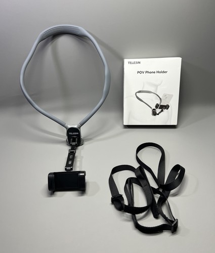 Neck chest phone holder - chest, hands
