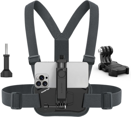 Phone chest mount harness - phone,