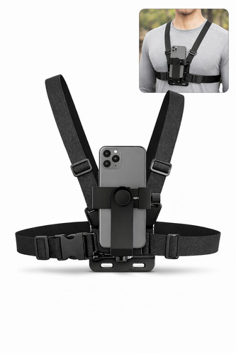 Chest phone holder mount - chest,
