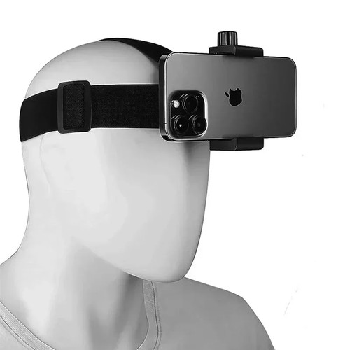 Head mount phone holder - mount, pov