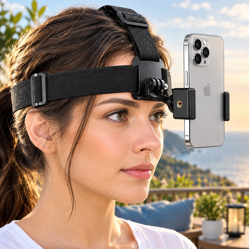 Pov head strap phone - pov,
