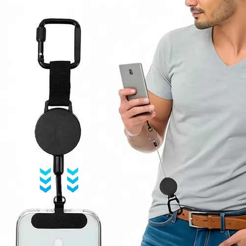 Retractable phone holder - retractable,