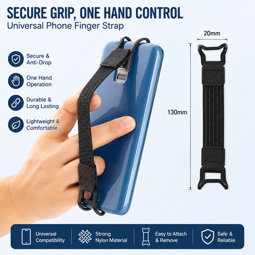 Phone finger strap grip holder - finger,