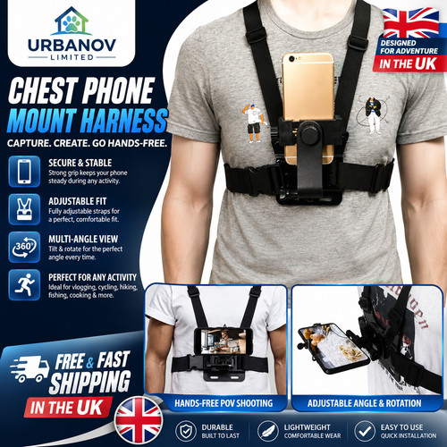 Chest mount harness strap - chest,