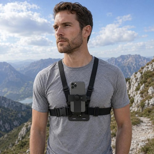 Chest mount harness strap - mount,