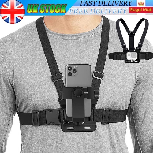 Chest strap harness body mount - harness,