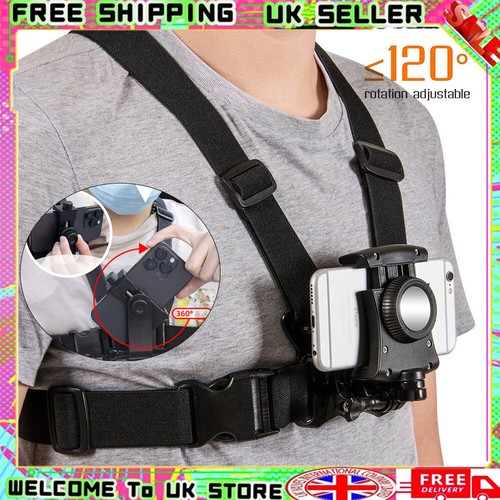 Mobile phone chest mount - phone,